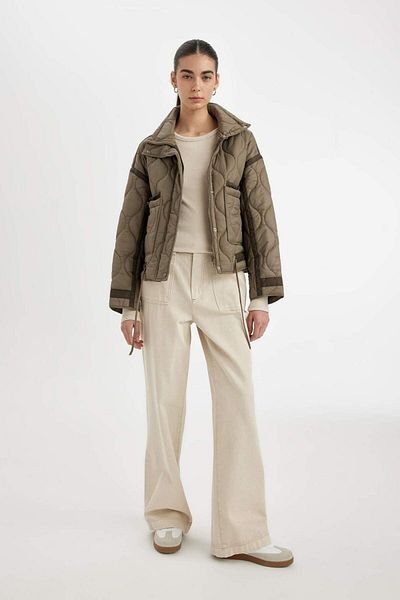 DeFacto Dfc - Pohodlná bunda Puffer Jacket