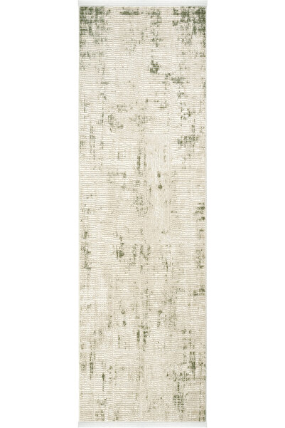 Cool Halı Safir 8619 Yeşil Yolluk Uzun Antre Hol Koridor Halısı Makine Dokuma...