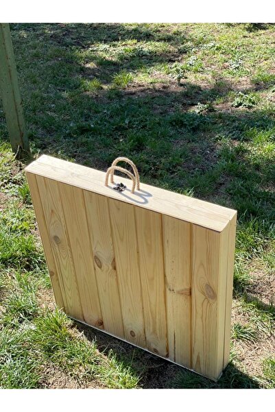 KütükOn Ahşap Katlanabilir Kamp Masası | 1.Sınıf Şık ve Pratik | Bahçe Balkon...