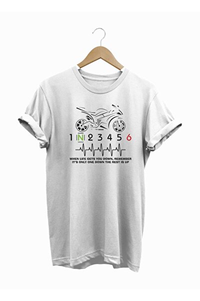 WİDİ Tricou imprimat Hearth Beat Pulse Racing Engine