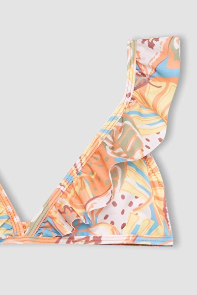 DeFacto Kız Çocuk Desenli Bikini Takımı B7033A824SM