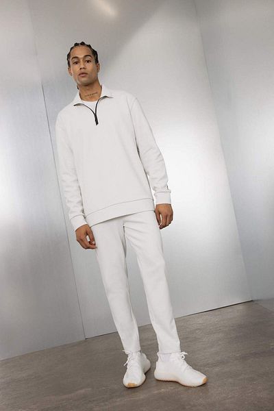DeFacto Pantaloni de sport Jogger cu picior drept, cu buzunare, cu talie elastică, slim fit, 25k 801004751
