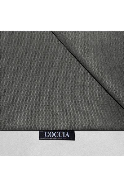 GOCCIA 4-dielny zamatový poťah na vankúš sivý