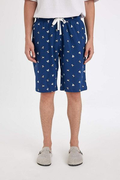 DeFacto Pocketed Regular Fit Patterned Shorts Pajama Bottoms - D5143ax24hs