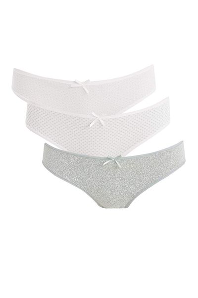DeFacto 3 Pack Basic Slip εσώρουχα για να ερωτευτείτε - D6401ax24au