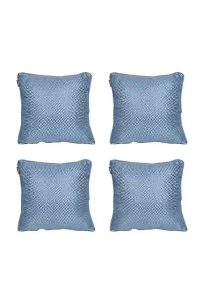 GOCCIA HOME Husă de pernă decorativă din 4 piese, cu textură de răchită, moal...