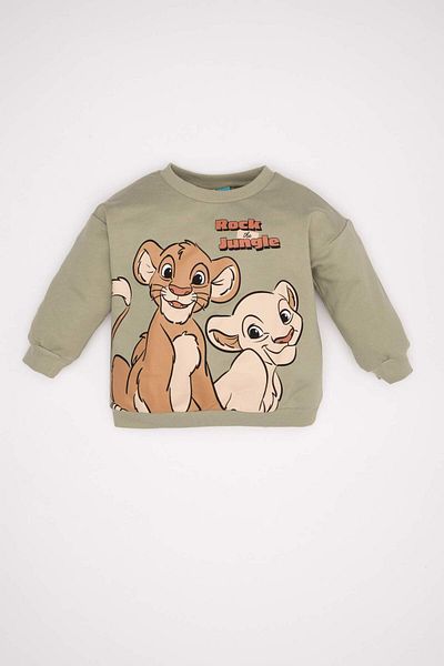DeFacto Baby Boy Disney Lion King Crew Neck Sweatshirt D2932A524Wn
