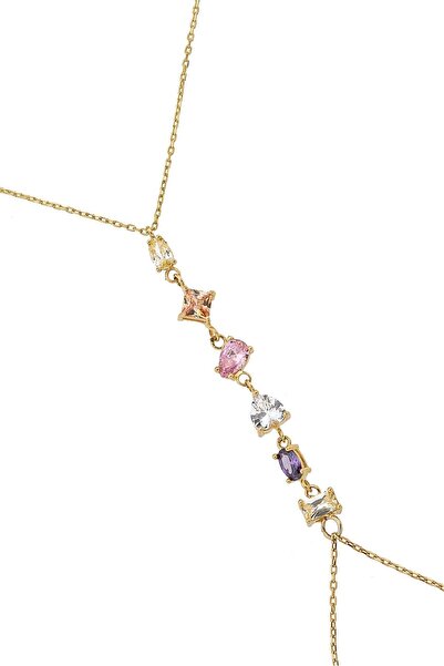 İMAY JEWELRY 14 Ayar Altın Özel Tasarım The Soul Renkli Taşlı Şahmeran