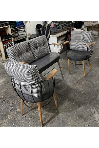 numan metal Ay Çay Seti Takımı Köşe Takımı Mutfak Balkon Takımı