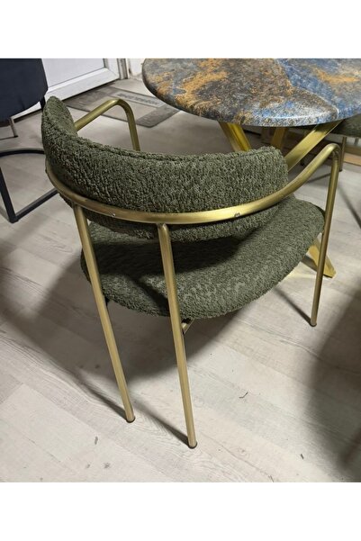 numan metal Teddy Sandalye Kollu Otel Cafe Salon Ofis Mutfak Sandalyesi