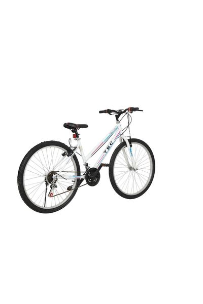 Belderia Bisiklet Vision Tec Eros 24" Jant 21 Vites Kadın Dağ Bisikleti Beyaz - Pembe