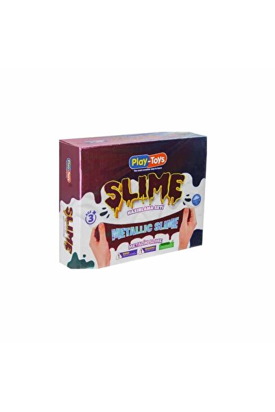 PlaytoysCA Metalik Renk Slime Yapım Seti