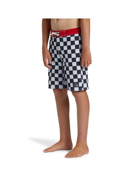 Quiksilver Pantaloni scurți pentru copii - tăiat drept, 17 inchi, AQBBS03129-KVJ6 negru