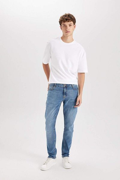 DeFacto Jeansy Pedro Slim Fit Regular Waist Skinny Leg Jeans - D6469AX24AU