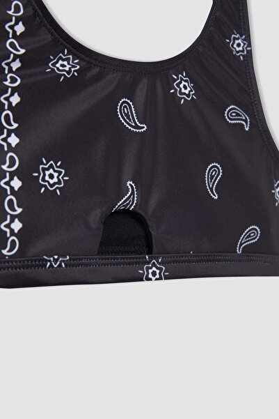 DeFacto Kız Çocuk Desenli Bikini Takımı C0368A824SM