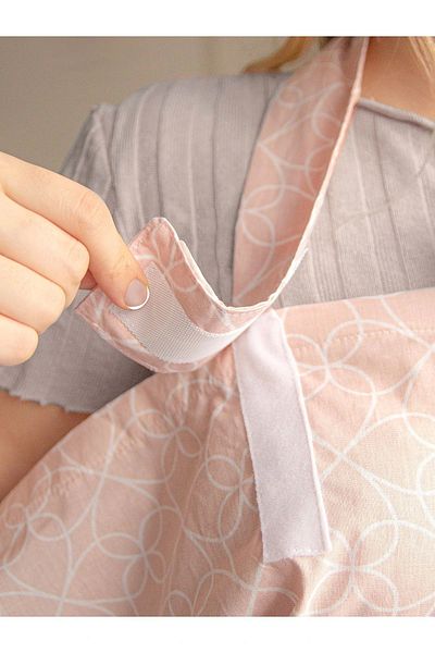 Babyjem Breastfeeding Bib Pink with Heart