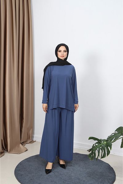 NİSUM MODA Comfortable Sandy Pants Suit