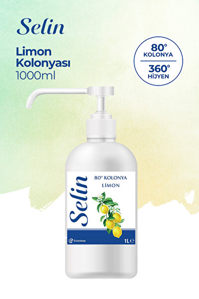 Selin Limon Kolonyası Şişe 3 LT (1 LT x3 Adet)