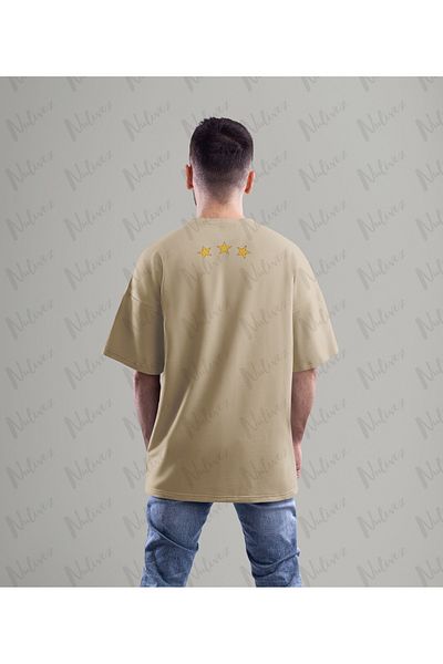 Nulivez New Visual Identity of Syria Printed High Quality Compact Unisex Oversize T-Shirt