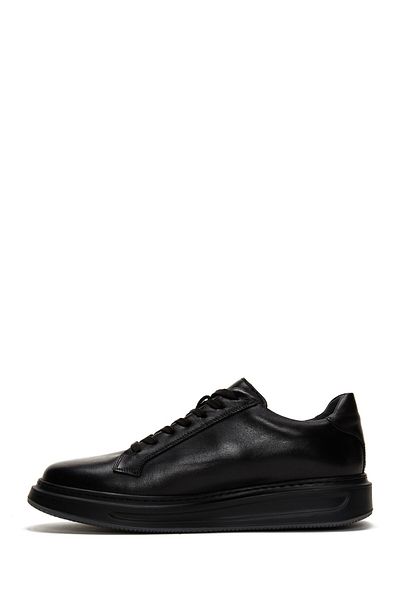 Derimod Men's Black Lace-Up Leather Sneaker 25Wfd610018