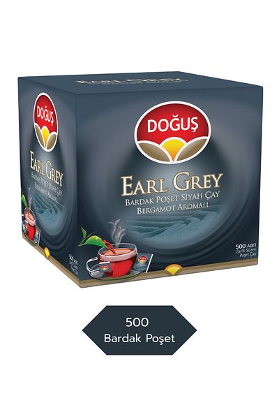 Doğuş أكواب إيرل جراي شاي في أكياس 500 قطعة