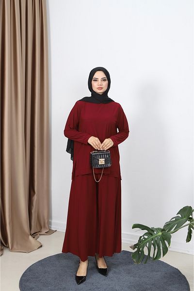NİSUM MODA Comfortable Sandy Pants Suit