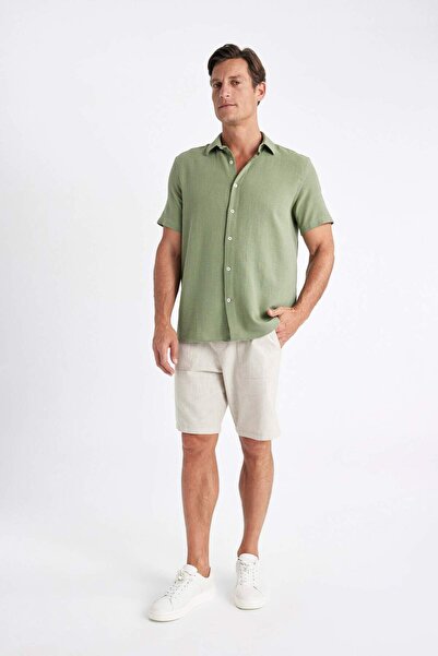 DeFacto Relax Fit Βαμβακερή Βερμούδα D4788AX24SM