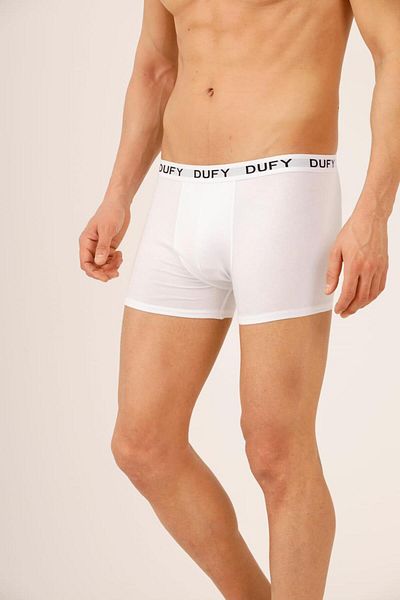 Dufy Ανδρικά πλεκτά λευκά - 36504