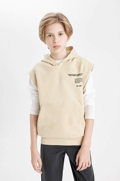 DeFacto Bedruckter Kapuzenpullover für Jungen D0984A824AU