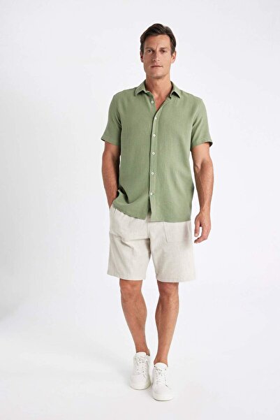 DeFacto Relax Fit Βαμβακερή Βερμούδα D4788AX24SM