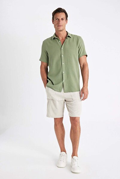 DeFacto Relax Fit Βαμβακερή Βερμούδα D4788AX24SM