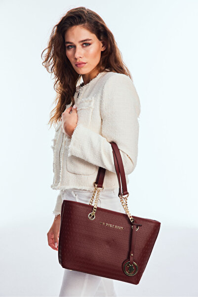 U.S. Polo Assn. Geantă de umăr pentru femei Roșu Claret-Roșu Claret Us8623