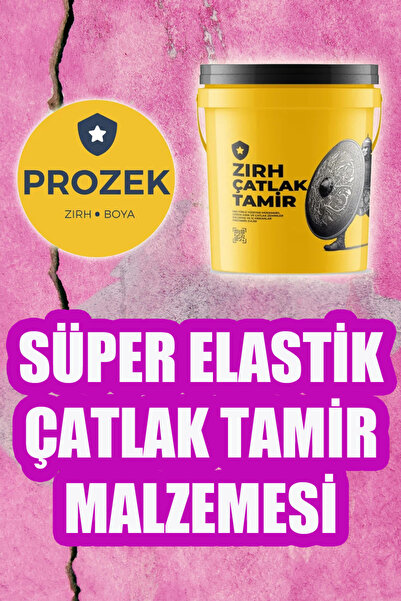 PROZEK ZIRH ZIRH İç ve Dış Cephe Çatlak Tamir Malzemesi 3 KG