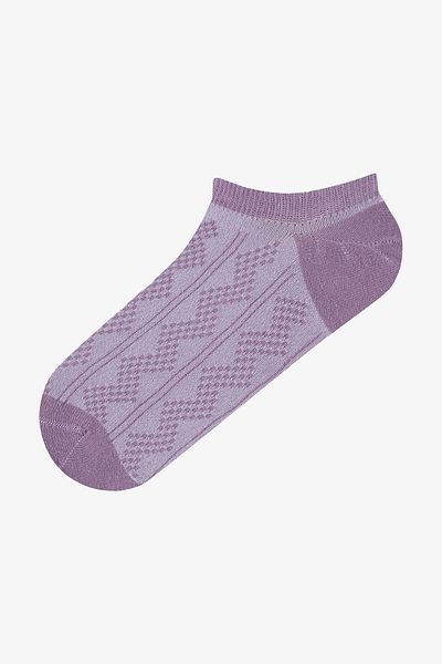Penti 5 Pairs Cotton Purple Tone Toe Seamless Sneaker Socks