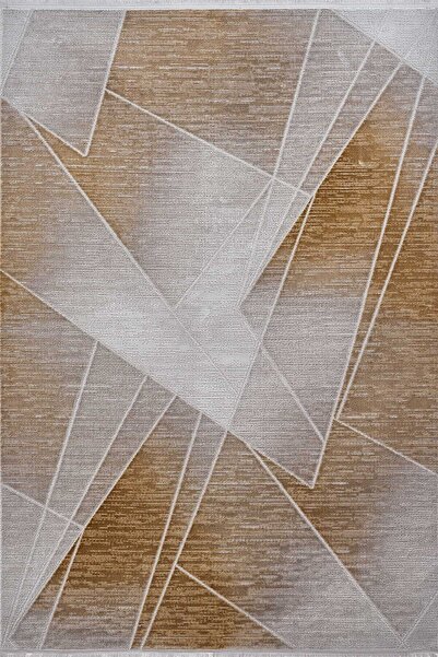 GÜMÜŞSUYU Ledax 17741 Dikdörtgen Makine Halısı, Oturma Odası Halısı