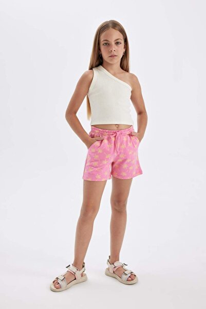 DeFacto Girl's Patterned Shorts D0904A824Hs