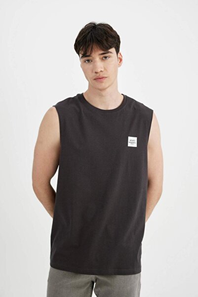 DeFacto Crew Neck Printed Athlete - Regular Fit C5044AX24HS