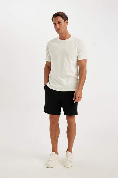 DeFacto Regular Fit Šortky s kapsami Jacquard Basic D5107AX24SM
