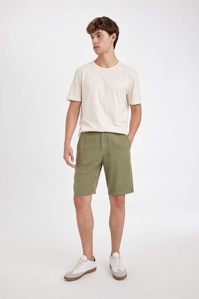 DeFacto Bermudashorts mit normaler Passform – gerades Bein C7800AX24SM