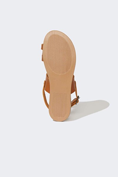 DeFacto Kadın Düz Taban Suni Deri Sandalet C3735AX24HS