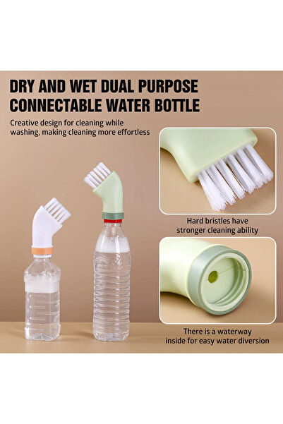 ARVALE Yaratıcı Ev Temizleme Fırçası Islak ve Kuru Temizleme Fırçası Çok Fonksiyonlu Dar Açı Fırçası