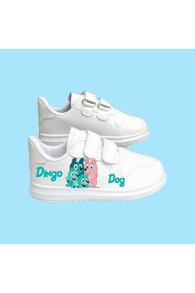 amazoondesing Blue Dog Hop dingo Printed Pantofi sport pentru băieți