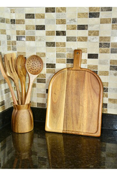 SepetçiBaba Akasya Tutmalı Büyük Tabak - 66438