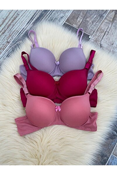 Larisa Cosmetics Kadın Balenli Dolgulu Mikro 3’lü Sütyen