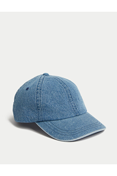 Marks & Spencer Saf Pamuklu Denim Şapka