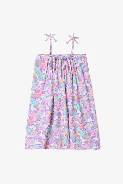 Penti Girl's Sweet Unicorn Beach Dress