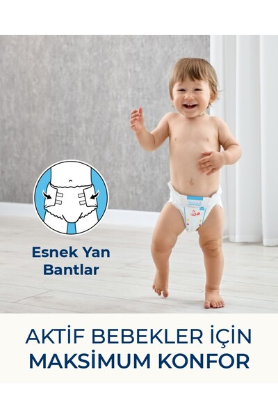 Paddlers Bebek Bezi 7 Numara XX-Large 18 Adet (20-30 Kg) Eko Paket