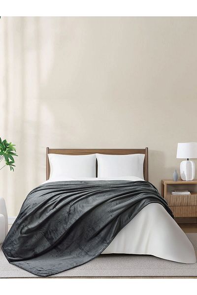 Donetella Single Size Fleece Blanket 170x210 cm, Soft & Cozy, 350 GSM, Ideal for Bed & Sofa