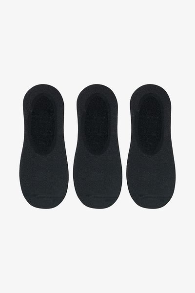 Penti Sporty Mesh 3-Piece Black Ballerina Socks
