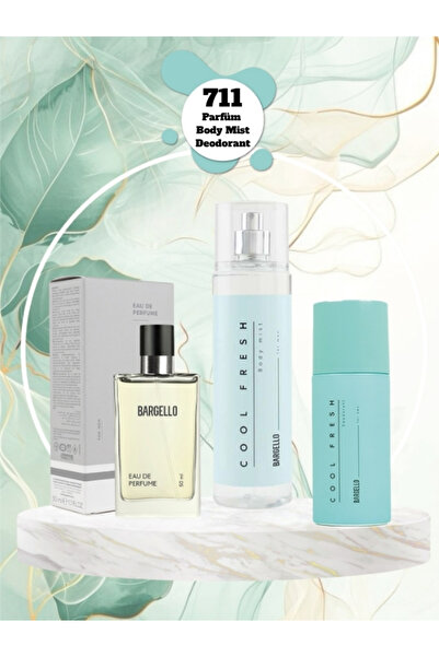 Bargello 711 Erkek Parfüm Seti Fresh Edp+deo+body Mist